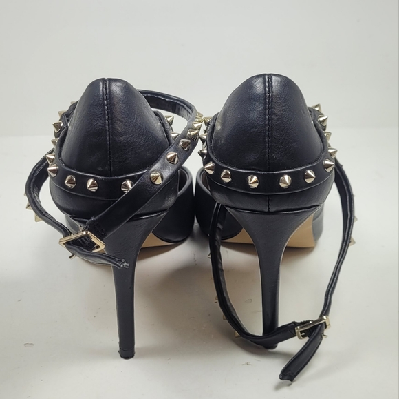 Jennifer Lopez Black Studded Women's Shoes New - Picture 6 of 15